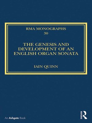 cover image of The Genesis and Development of an English Organ Sonata